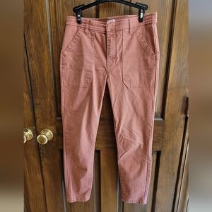 J CREW Sz 28 Pants Orange W 30 R 10 Inseam 26